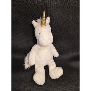 Baby Unicorn Plush 12" POTTERY BARN KIDS WHITE STUFFED ANIMAL PLUSH TOY LOVEY